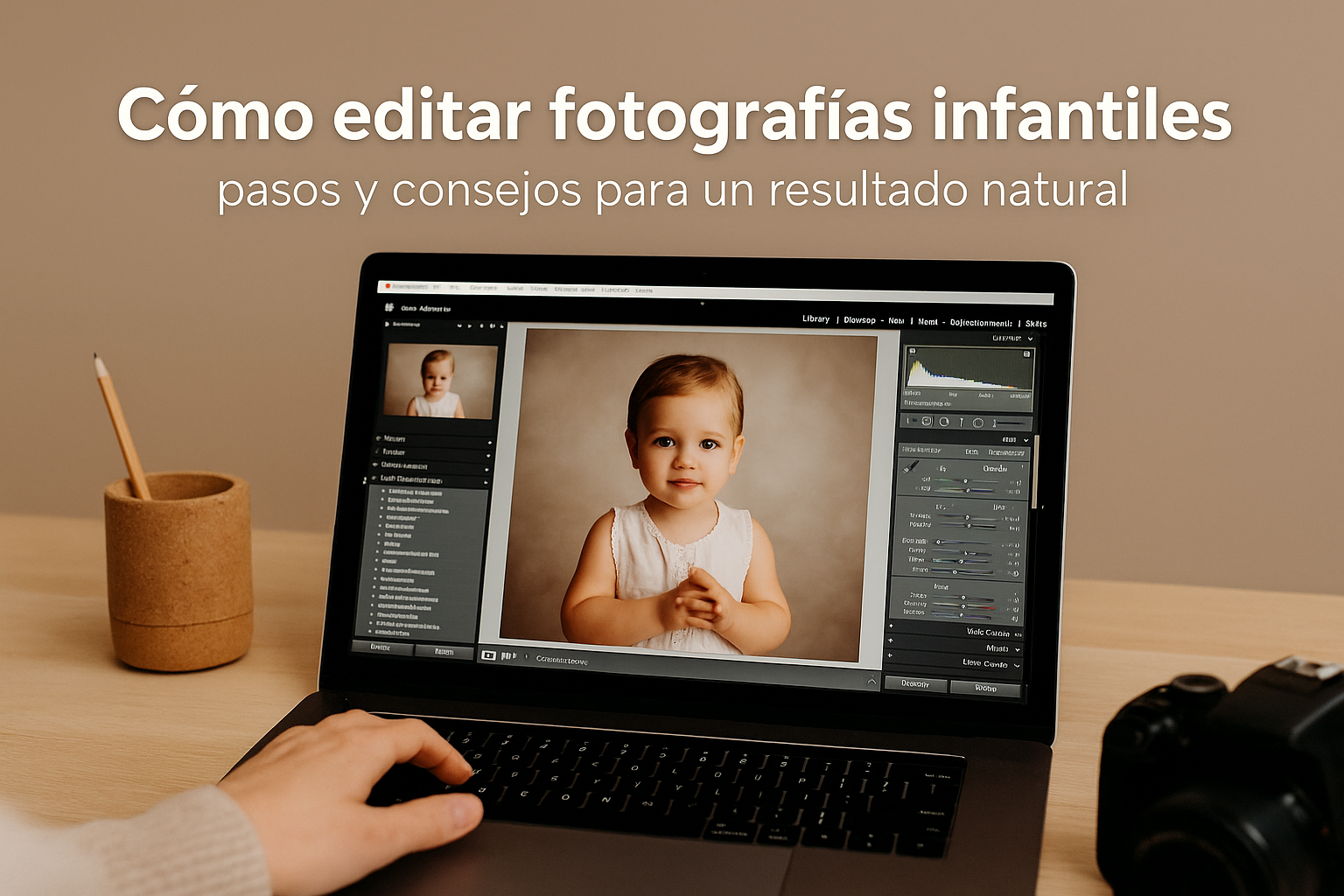 Cómo editar fotografías infantiles | Bárbara Rodriguez Barreiro Fotografía Infantil | Cursos fotografía