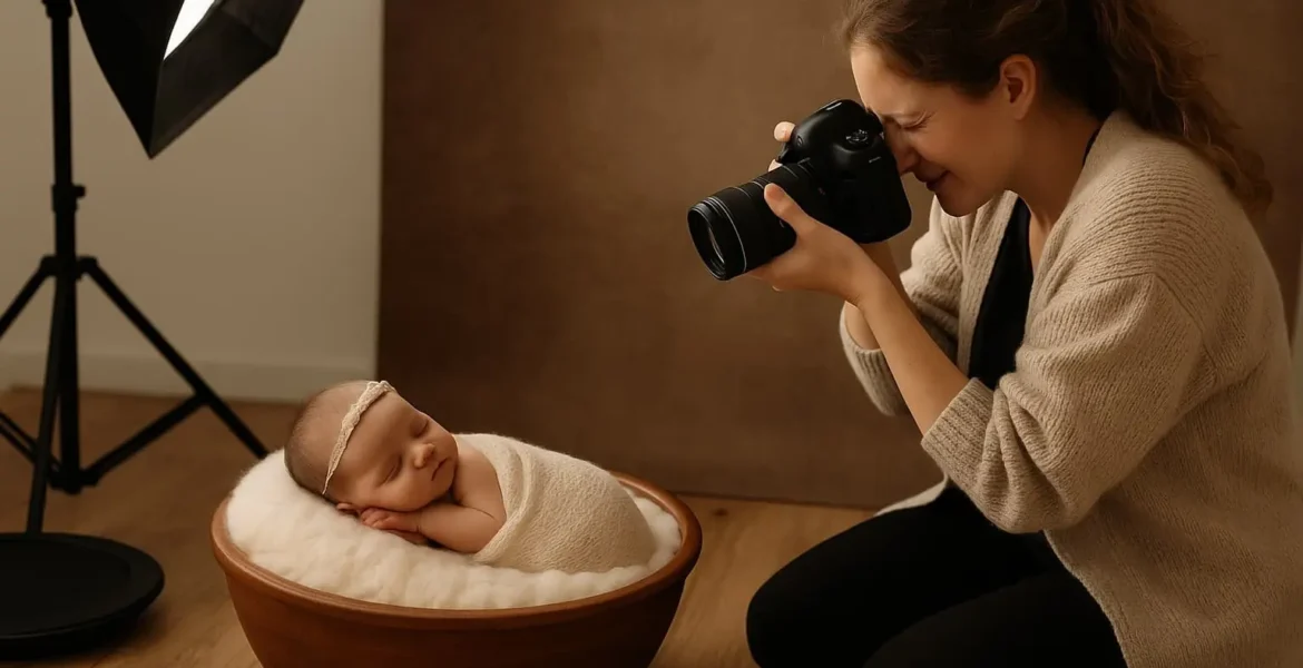 Clases de fotografía newborn